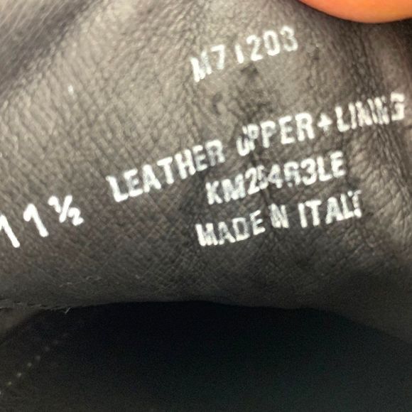 Kenneth Cole New York Mens Black Loafer Leather Sz 11.5 Italy 3818 - Picture 6 of 10